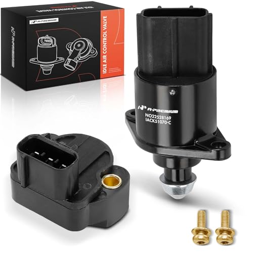 A-Premium Idle Air Control Valve IAC + Throttle Position Sensor TPS Compatible with Jeep Grand Cherokee 1999-2004 & Dodge Durango 2000-2002, Dakota 2000-2002, Ram 1500 2002-2003 3.7L 4.7L