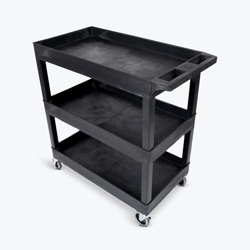 Image of FSE 373-EC111-B 32 inch x 18 inch Tub Cart - Three Shelves