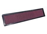 K&N Engine Air Filter: Increase Power & Acceleration, Washable, Premium, Replacement Car Air
