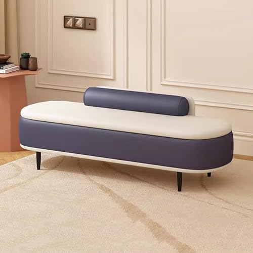 Banco de almacenamiento con almohada lumbar, asiento versátil para entrada y sala de estar, y diseño funcional