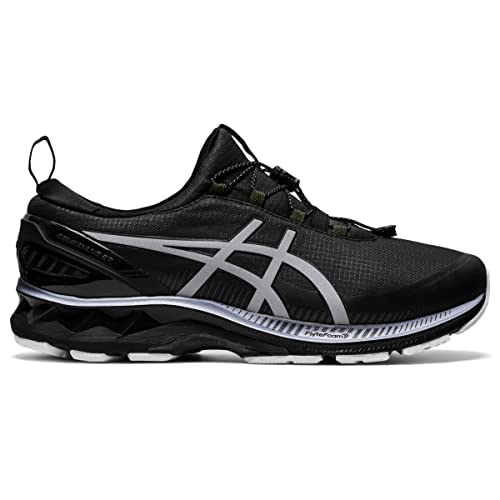 ASICS Men's Gel-Kayano 27 Running Shoes, 13, Black/Pure Silver