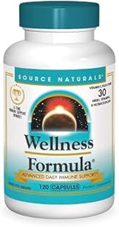 Source Naturals Wellness Formula Bio-Aligned Vitamins & Herbal Defense for Immune System Support - Dietary Supplement & Immunity Booster - 120 Capsules