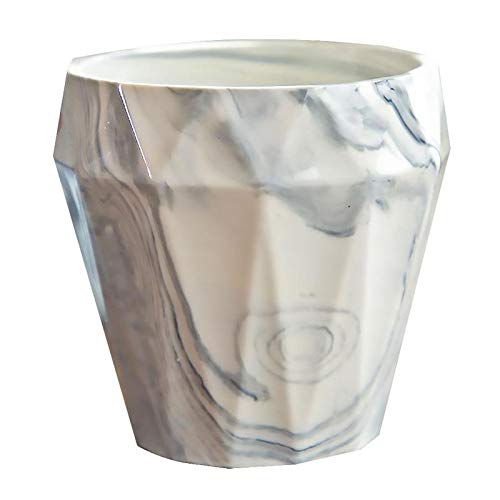 MINGMIN-DZ Dauerhaft 1PC Keramik Blumenkübel Garten Zubehör Macetas Balkon Dekorationen Betriebshalter Marmorierte Blumentopf for Home Store Shop
