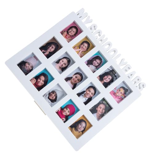 RORPOIR Marco de Fotos para Fotos Escolares y Recuerdos Infantiles, Fabricado en Material Duradero, Adecuado para Colgar en Habitación y Uso en Mesa