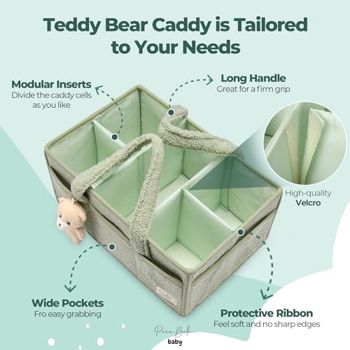 Perabella TBDC001 Baby Diaper Caddy Organizer thumb #1