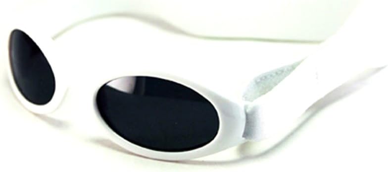 Mola Mola Polarized Baby Sunglasses with Strap 1-3 Years White