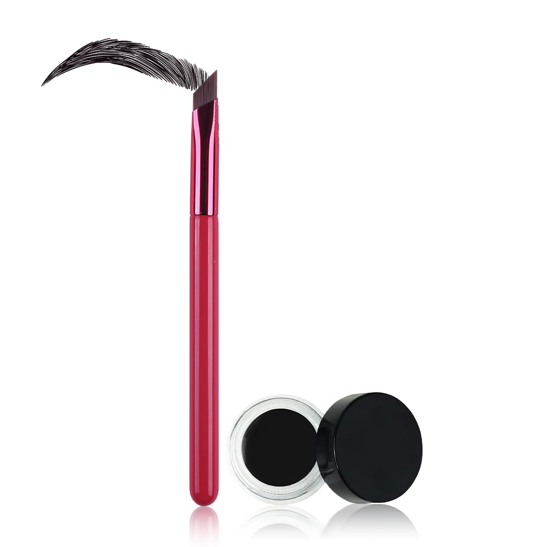 Multibrite 4D Laminated Brow Pen - Waterproof & Sweatproof Eyebrow Pencil for Women - Dark Brown