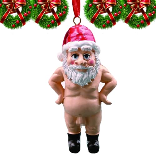 1 PCS Funny Christmas Decorations Christmas Hanging Ornaments Xmas Ornament Funny Gifts Christmas Ornaments for Home for Home Xmas Party Santa Christmas Decorations for The Home Naughty Gifts