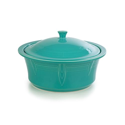 Fiesta® Large Covered Casserole, 90oz (10.4") – Durable Ceramic, Lead-Free,