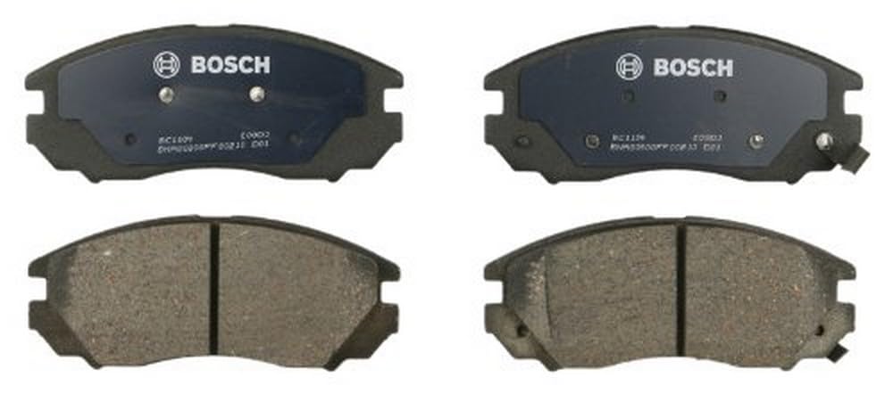 Bosch Automotive BP1078 QuietCast Premium Semi-Metallic Disc Brake Pad Set For: Subaru Forester, Legacy, Outback, B9 Tribeca, Tribeca, WRX, Front — view 245