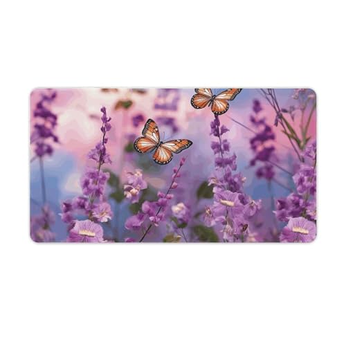Tapis de souris de jeu lavande grand format pour protéger votre bureau