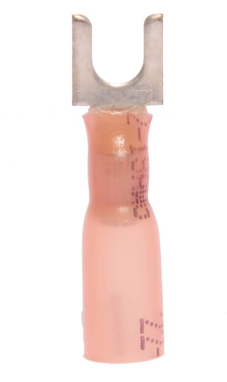 22-18 AWG Heat Shrink #6 Block Spade Terminal (100/Pkg.)