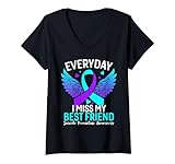 Photo Gallery donna maglia di sensibilizzazione al suicidio best friend suicide prevention maglietta con collo a v Photo Gallery donna maglia di sensibilizzazione al suicidio best friend suicide prevention maglietta con collo a v