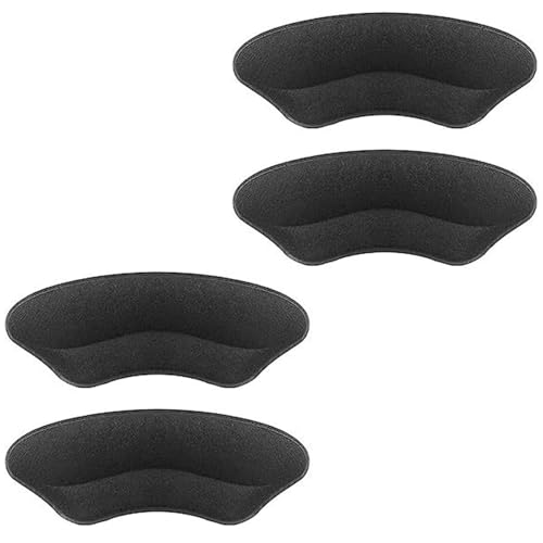 Heel Comfort Pads 2Pairs Shoe Grip Liners for Better Fit Soft Sponge Cushions for Shoes Adhesive Heel Guards
