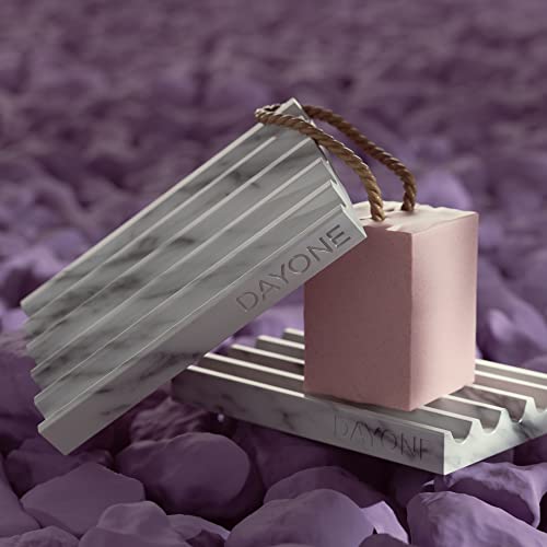 Dayone Marble Soap Dish For Shower - Rectangle Soap Tray For Shower - Bar Soap Holder For Bathroom, Kitchen, Sink And Spa White #TOP3