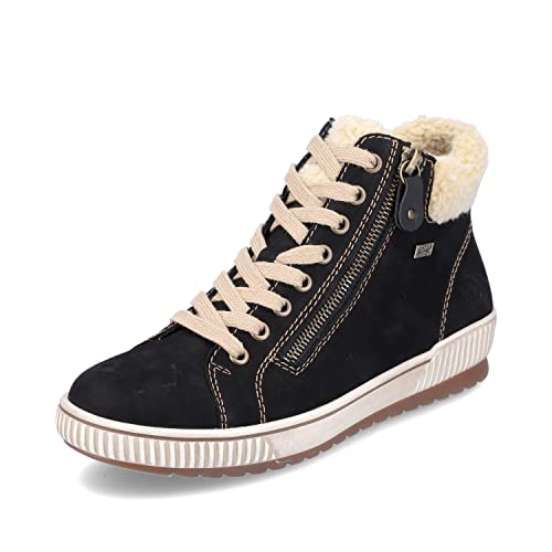 Remonte Damen Stiefeletten D3A73 - Klassische Schnürstiefel Wasserabweisend