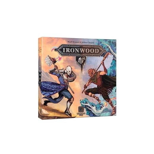 Mindclash Games Ironwood - Gioco di carte tattico asimmetrico per 1-2 giocatori | Strategie specifiche per fazione e carte d'azione multiuso | Fantasy Warfare altamente competitivo