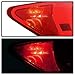 Julypanda Rear Bumper Tail Light Suitable Fit for 2011-2015 Chevy Cruze Replacement Outer Brake Light Red Lens Brake Lamp LH with Bulb and Wiring