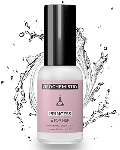 Pheromones For Women (PRINCESS) Body Spray - Elegant, Ultra Strength Organic Human Pheromones Fragrance Body Spray 50mL - [Human Grade Pheromones to Attract Men]