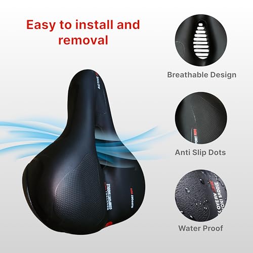 Image of CRADIAC - Cycle seat |Cycle seat Big Size | Saddle |seat for Cycle |MTB seat | Big Bicycle seat | Cycle Saddle seat | Bicycle seat | Mountain Bike Cycle Saddle |Bicycle seat for Men| seat for Cycle