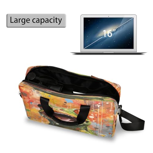 Maletín para Laptop 15.6 16 pulgadas con diseño de rana miniatura 5