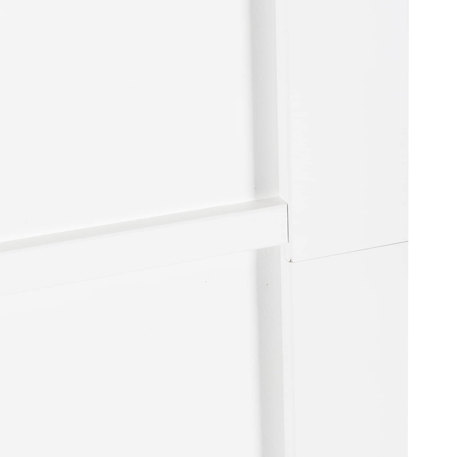 vidaXL Drzwi przesuwne 83 x 202 cm Lite drewno sosnowe biały i czarny