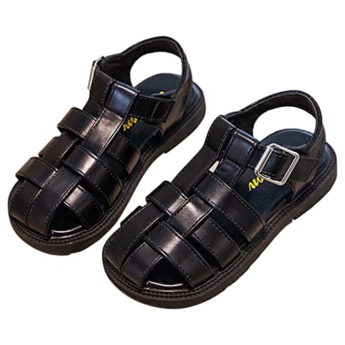 Girls' Sandals Summer Fashion Baotou Children's Roman Shoes Korean Edition Soft Sole With Girls Sports Sandals Size 13 - Main Image