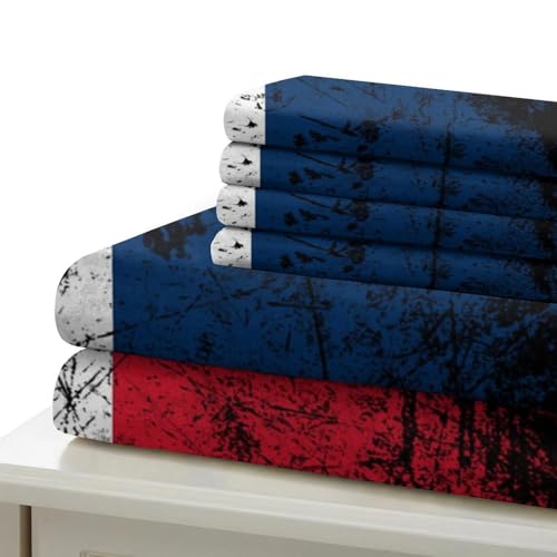 Housse de Couette Drapeau Dominicain Microfibre Linge de lit 3D - 7