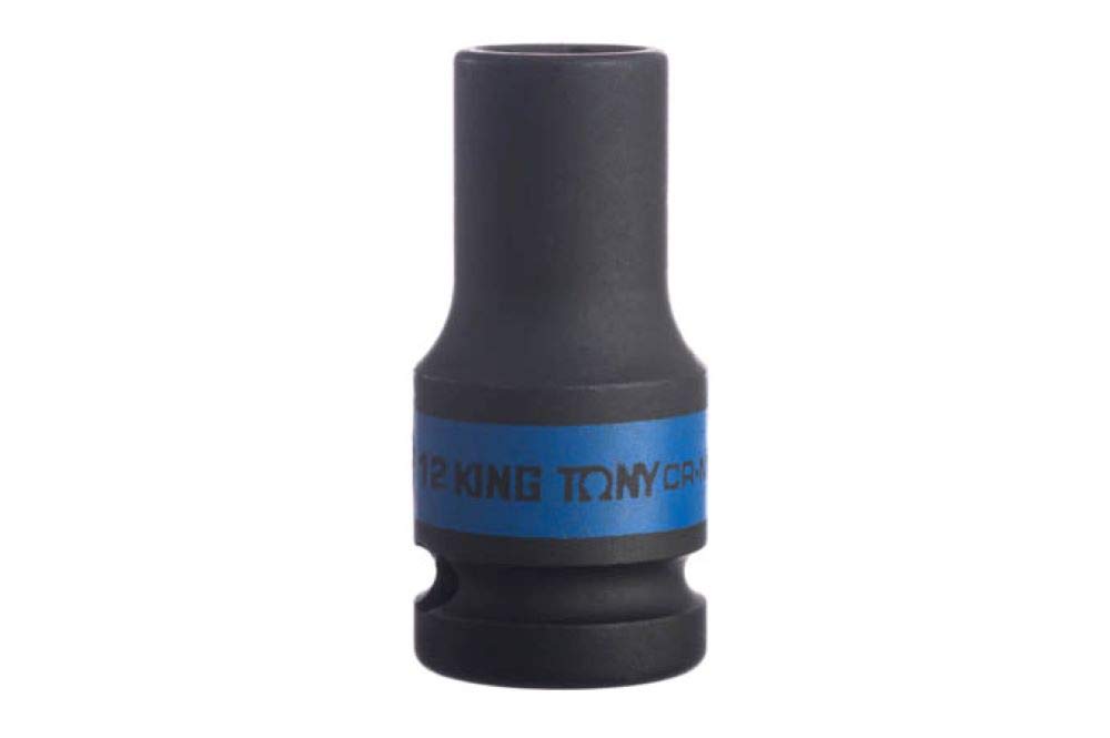 KING TONY 483512M Socket De Impacto Long Pared Fina 1/2" 12mm for DIYers & Professionals