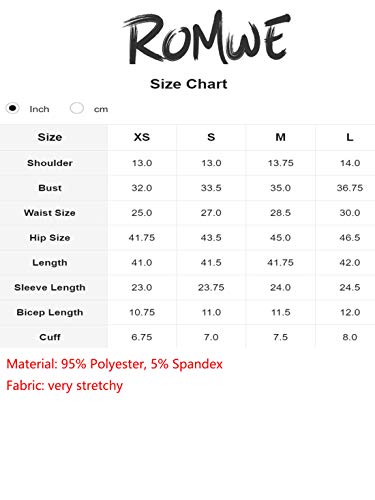 Romwe Women's Vintage 1950s Retro Collared Long Sleeve Fit and Flare Swing Party Dress Burgundy S