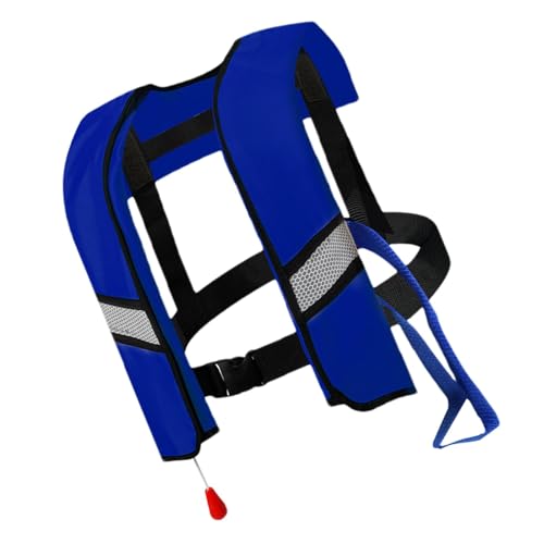 Chaleco de esnórquel para adultos, chaleco salvavidas unisex para adultos, chaleco de remo de nailon, chaqueta de flotabilidad portátil, inflación automática para tabla de remo, flotación, kayak