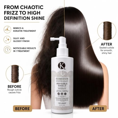 Kashmir Keratin Invisible Shield Frizz Defense Spray 236 ml miniatura 3