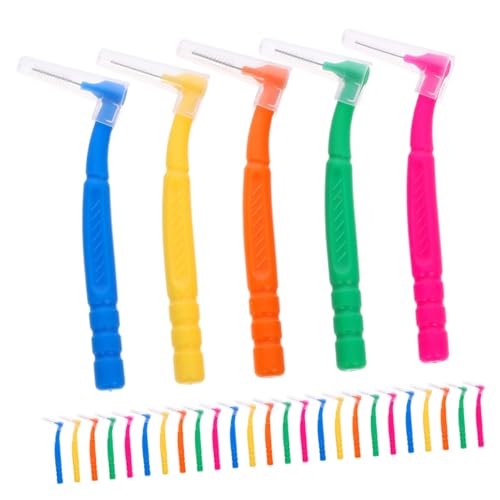 NOLITOY 30 Stück Interdentalbürsten Set Farbig