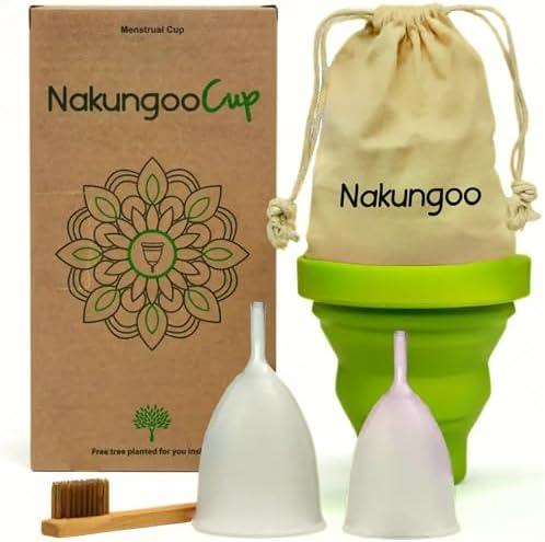 Nakungoo Cup Copa Menstrual Suave 100% Silicona Medica Certificad...