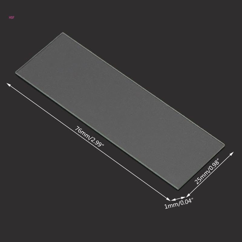 Accessori for microscopio 50 Pezzi 1 mm di Spessore for cavità Vetro Coprioggetto Singolo concavo Vetrini for in Microscopio