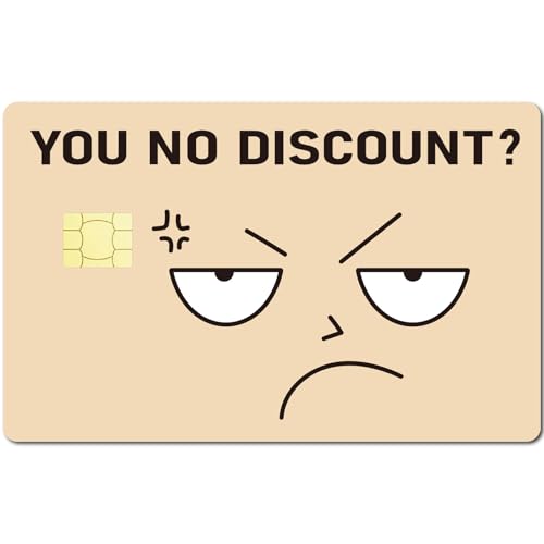 CREATCABIN Pegatinas para Tarjetas de Débito, Divertidas Pegatinas para Tarjetas de Crédito, Sin Burbujas, Delgadas, Personalizadas, con Dibujos Animados, de PVC, Impermeables, Extraíbles