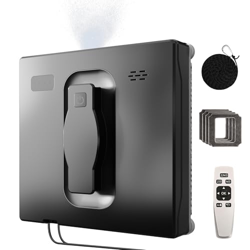 Robot Limpiacristales, Robot Limpiador De Ventanas Automático Con Control Remoto, Sistema De Pulverización, Depósito De Agua De 50ml, Planificación Inteligente De Recorrido Robot Limpiacristales, Robot Limpiador De Ventanas Automático Con Control Remoto, Sistema De Pulverización, Depósito De Agua De 50ml, Planificación Inteligente De Recorrido