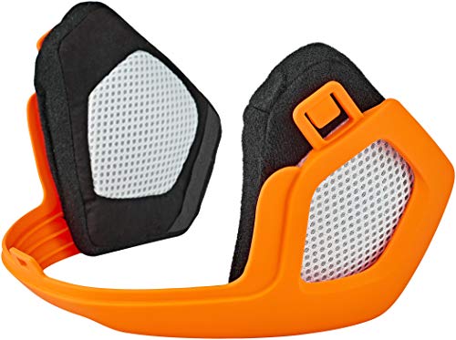 ABUS Scraper 3.0 WinterKit for the bike helmet - earmuffs and helmet cap against cold and wind, Orange (signal orange) - Image 2