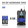 D Debra Audio PRO ER-202 UHF Dual Channel Wireless In Ear Monitor System With Transmitter and Receiver for Stage, Recording Studio, Musicians, Monitoring (4 Bodypack with Transmitter) #5