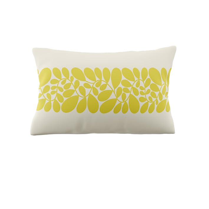 Housse de couette Orla Kiely jaune 260x220 finie la couette trop courte - 7