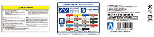Aoshima 1/24 Scale Kit 57940 The Model Car 119 Subaru TT2 Sambar Fire Engine '11