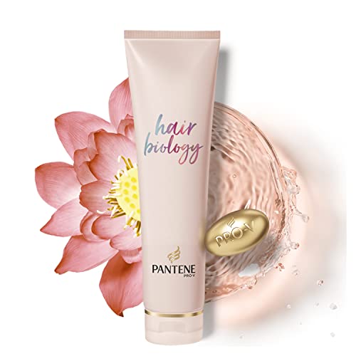 Pantene Hair Biology Full and Vibrant Volumising And Repairing Hair Conditioner For Fine, Thinning, Dull, Coloured Hair With Lotus Flower, Omega 9, 160 ml - Image 5