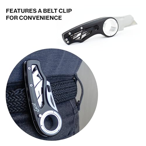 image for Excel Blades Revo Folding Utility Knife – Heavy-Duty Box Cutter with