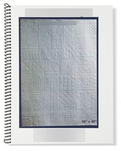 Cahier Janet's Ruler motif courtepointe carnet patchwork et bloc de couture