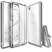 Ringke [Fusion] Compatible with Sony Xperia Z5 Compact Case Crystal Clear PC Back TPU Bumper w/Screen Protector [Drop Protection, Shock Absorption Technology][Attached Dust Cap] - Smoke Black