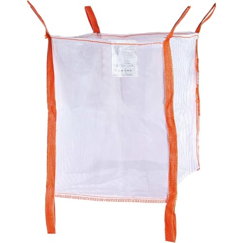 Kaminholz Bag Woodbag Firewoodbag Brennholz luftdurchlässige BigBag Holzsack Holzbag Big Bag 80 x 95 x 100 cm (1 Stück)