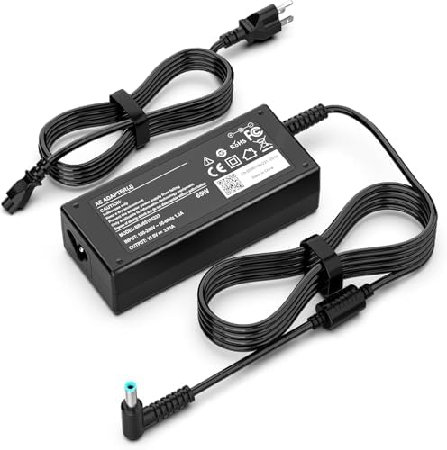 ROLADA 65W Laptop Charger Compatible with HP EliteBook 840 850 845 830 820 G9 G8 G7 G6 G5 G4 G3; ProBook 645 650 450 430 440 455 745 735 Laptop AC Adapter Power Cord 19.5V