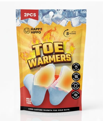 Toe Warmers, Lasts 8hrs, Heats Fast, 2-3 Min Activation, Heated Warmers for Toes, Unisex; for Camping, Hiking, Skating, Skiing, Hunting, Fishing, Blizzards, Cold Winter or Summer Nights (3)