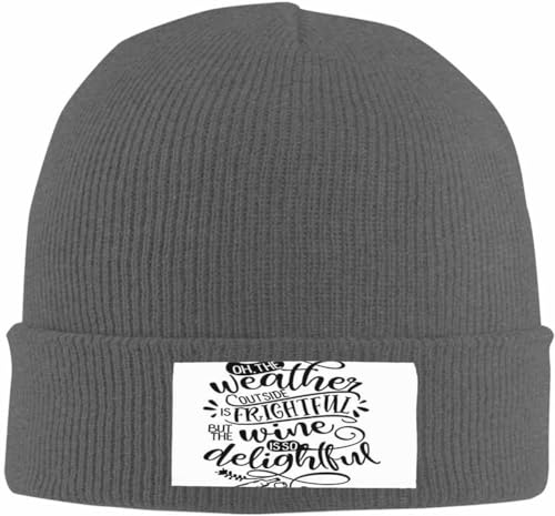 Warme Wintermütze und stilvolle dunkelgraue Strickmütze für Damen und Herren, Panther Sketchy Black Minimalist Beanies Cap, 3921c-motivation Weihnachtsmütze, lustige Mütze, One size