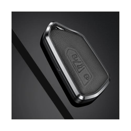 Coque de clé pour Skoda Octavia et Golf 8 avec protection intégrale anti-choc en alliage noir